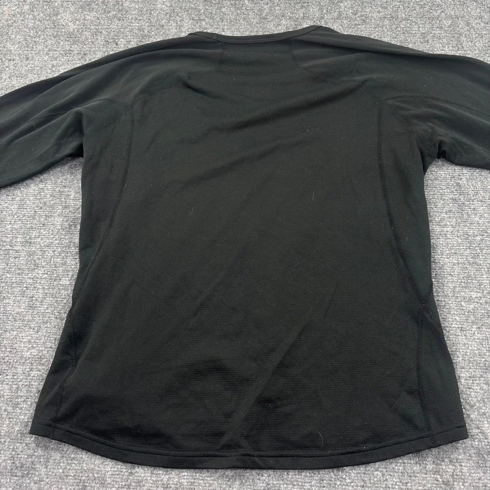 The North Face Long Sleeve Shirt Large Black Base Layer FlashDry Mens